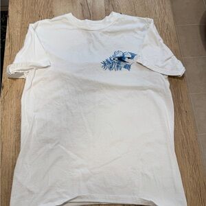 O'Neill White Tee with Blue Graphic